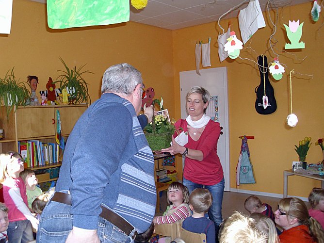 Beim Kita Geburtstag (Foto: Thomas Leipold)
