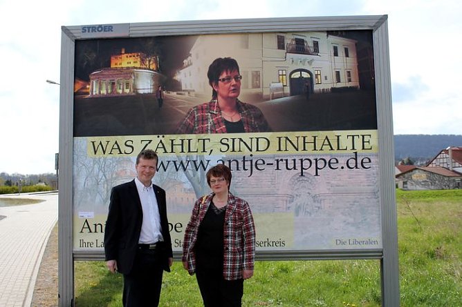 Wahlaufruf Antje Ruppe (Foto: R. Schraps)