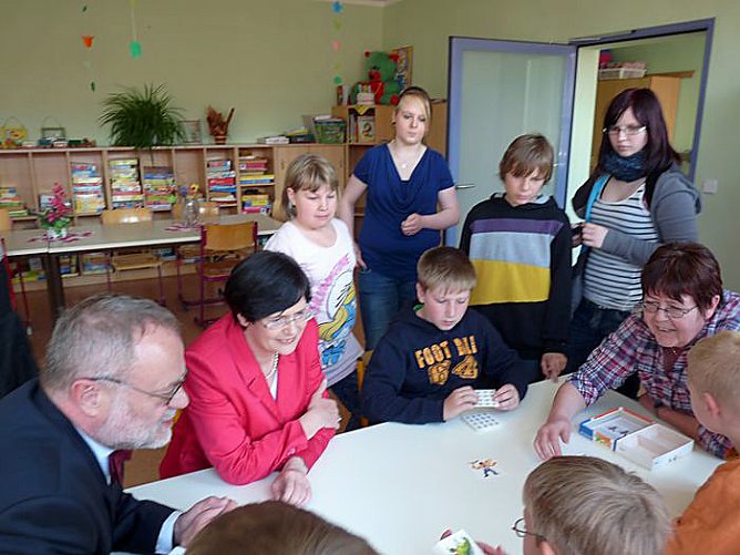F&ouml;rderzentrum besucht (Foto: Karl-Heinz Herrmann)