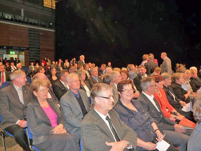 Beim Jahrsempfang in Erfurt (Foto: Karl-Heinz Herrmann) Beim Jahrsempfang in Erfurt (Foto: Karl-Heinz Herrmann)