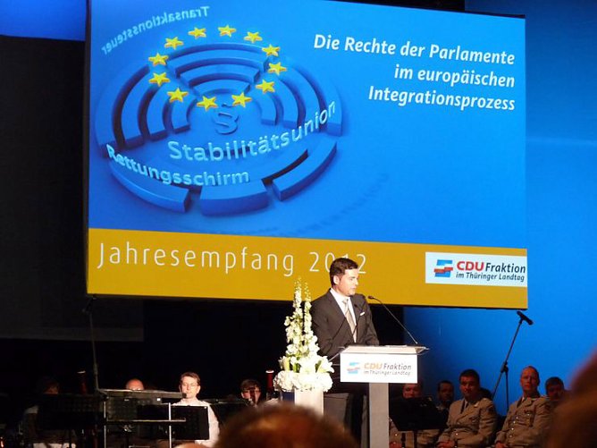 Beim Jahrsempfang in Erfurt (Foto: Karl-Heinz Herrmann) Beim Jahrsempfang in Erfurt (Foto: Karl-Heinz Herrmann)