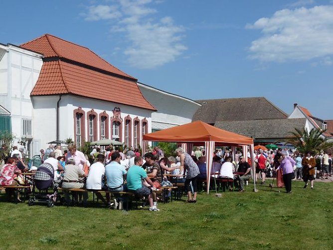 In der Orangerie gefeiert (Foto: Karl-Heinz Herrmann)