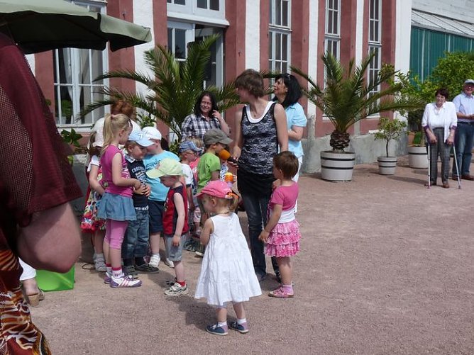 In der Orangerie gefeiert (Foto: Karl-Heinz Herrmann)