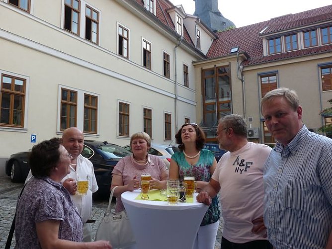 Gespräche geführt (Foto: Karl-Heinz Herrmann) Gespräche geführt (Foto: Karl-Heinz Herrmann)