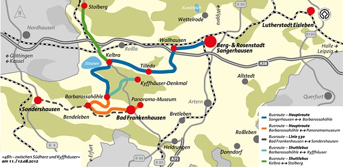 48 Stunden zwischen Südharz und Kyffhäuser (Foto: Stadt Bad Frankenhausen) 48 Stunden zwischen Südharz und Kyffhäuser (Foto: Stadt Bad Frankenhausen)