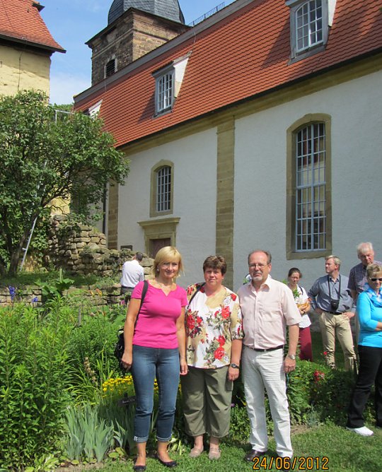 Nicht nur planen, auch sehen (Foto: Wahlkreisbüro Holbe) Nicht nur planen, auch sehen (Foto: Wahlkreisbüro Holbe)