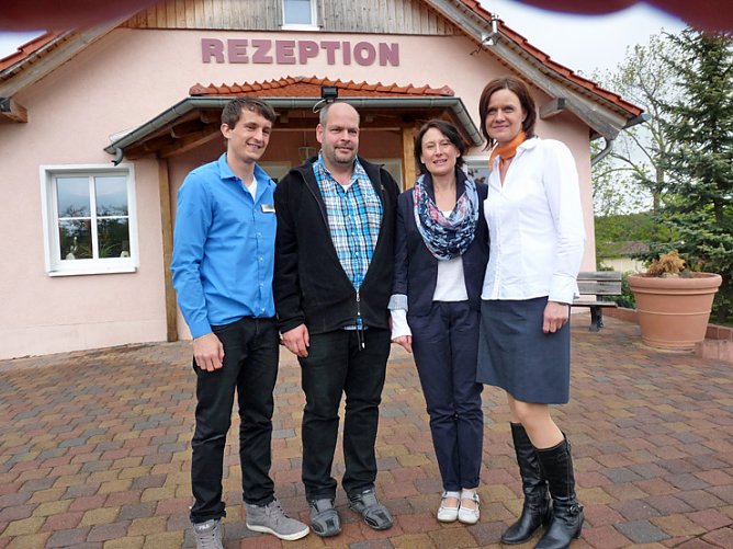 Dank vom Ferienpark (Foto: Karl-Heinz Herrmann) Dank vom Ferienpark (Foto: Karl-Heinz Herrmann)