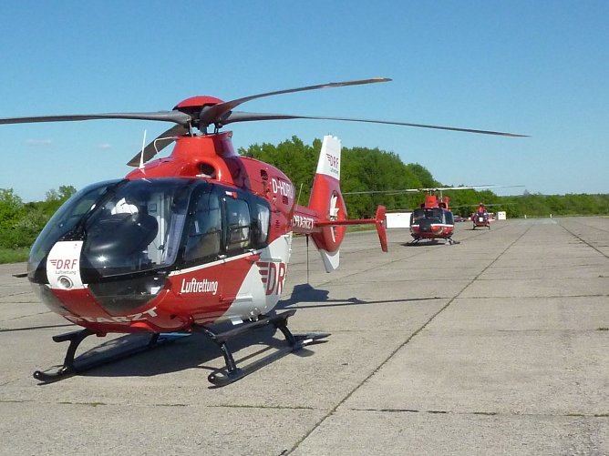 Einsatz auf dem Flugplatz (Foto: DRF) Einsatz auf dem Flugplatz (Foto: DRF)
