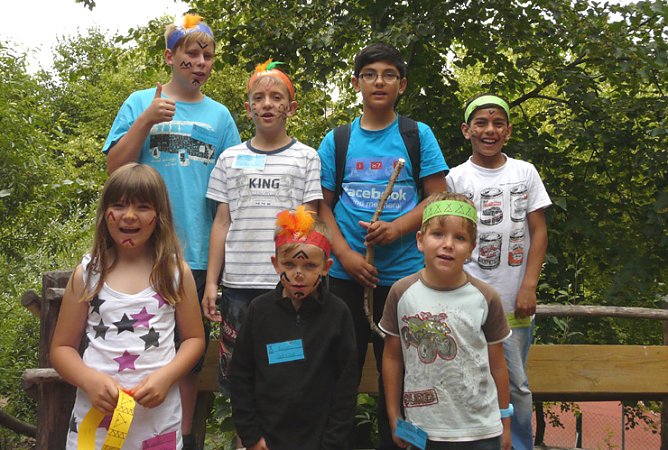Den Indianern auf der Spur (Foto: Sabrina Schollmeyer und Jenniffer Volkmann)