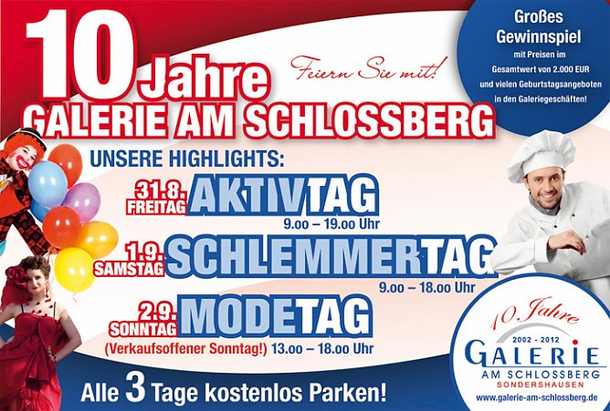 10 Jahre GALERIE AM SCHLOSSBERG.. (Foto: Galerie am Schlossberg) 10 Jahre GALERIE AM SCHLOSSBERG.. (Foto: Galerie am Schlossberg)