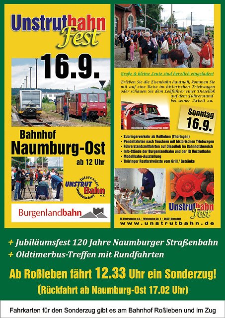 7. Unstrutbahn-Fest (Foto: Unstrutbahnverein)