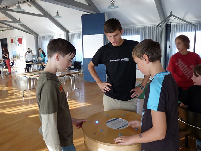 Mathematik zum Anfassen (Foto: Karl-Heinz Herrmann) Mathematik zum Anfassen (Foto: Karl-Heinz Herrmann)