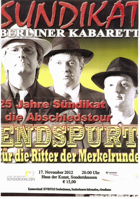 Politisches Kabarett (Foto: Juventas Sondershausen)