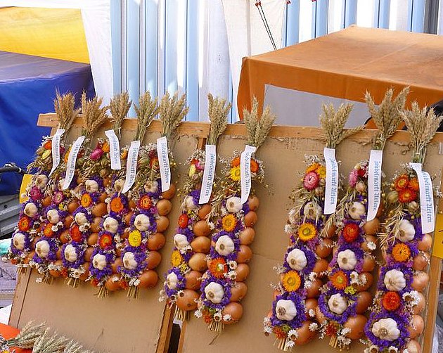 Zwiebelmarkt in Artern, (Foto: Dorothea Kieper)
