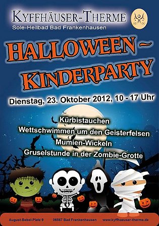 "Halloween-Kinderparty" (Foto: Kyffh&auml;user-Therme)