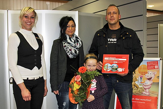 Gewinner aus dem Kyffhäuserkreis (Foto: Kyffhäusersparkasse) Gewinner aus dem Kyffhäuserkreis (Foto: Kyffhäusersparkasse)