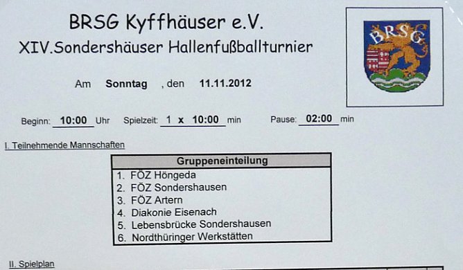 Fußballturnier der BRSG (2) (Foto: Karl-Heinz Herrmann) Fußballturnier der BRSG (2) (Foto: Karl-Heinz Herrmann)