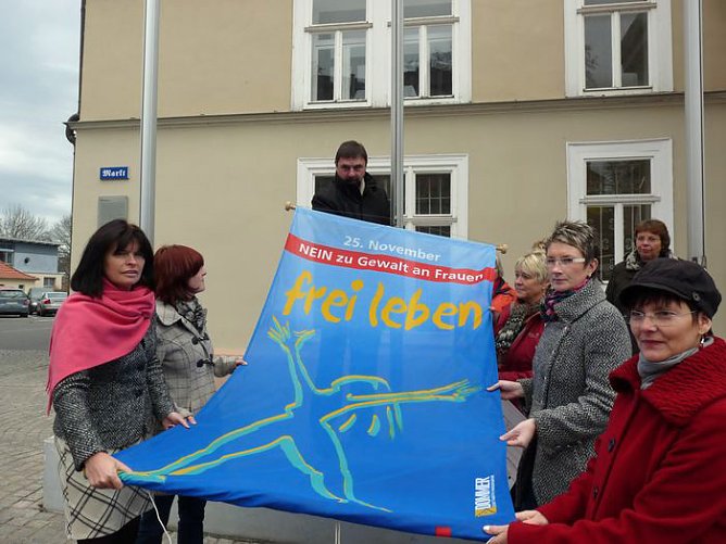 Nein zu Gewalt an Frauen (Foto: Karl-Heinz Herrmann)