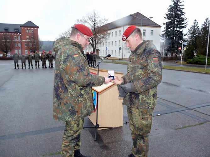 Bataillonsappell zum Jahresende (Foto: Karl-Heinz Herrmann) Bataillonsappell zum Jahresende (Foto: Karl-Heinz Herrmann)