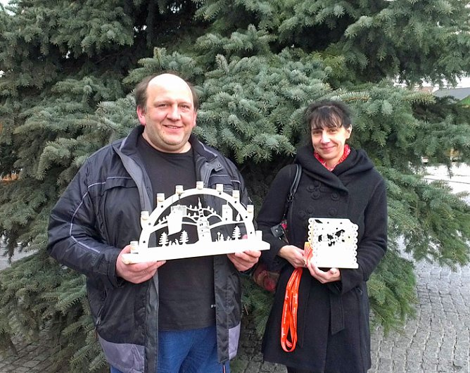 Frankenhisser Schwibbogen mit "Schiefen Turm" (Foto: Stadt Bad Frankenhausen) Frankenhisser Schwibbogen mit "Schiefen Turm" (Foto: Stadt Bad Frankenhausen)