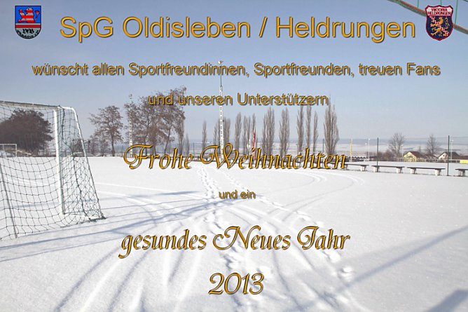 Frohes Weihnachtsfest (Foto: VfB Oldisleben)