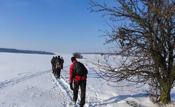97 km voraus - hinter Kolonie Waldheil (Foto: B. Schwarzberg) 97 km voraus - hinter Kolonie Waldheil (Foto: B. Schwarzberg)
