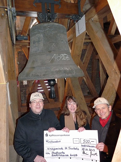 Unterst&uuml;tzung f&uuml;r Gel&auml;ut (Foto: Karl-Heinz Herrmann)
