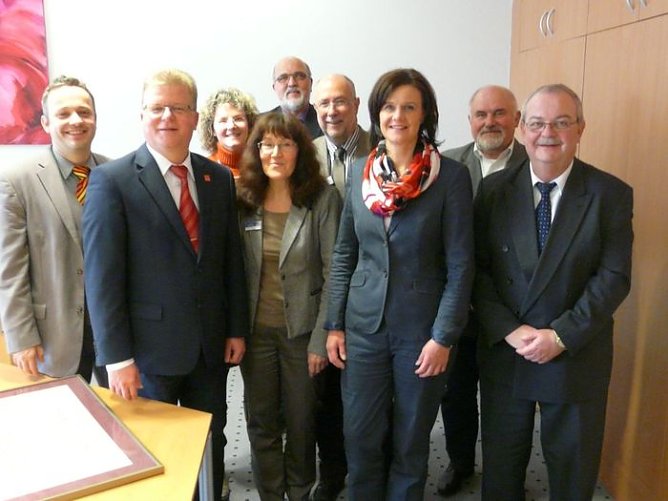 Zu Besuch im Schwalm-Eder-Kreis (Foto: Landratsamt Kyffhäuserkreis) Zu Besuch im Schwalm-Eder-Kreis (Foto: Landratsamt Kyffhäuserkreis)