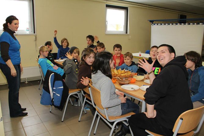 Ferien im Schneegestöber (Foto: Ferienpark Feuerkuppe) Ferien im Schneegestöber (Foto: Ferienpark Feuerkuppe)