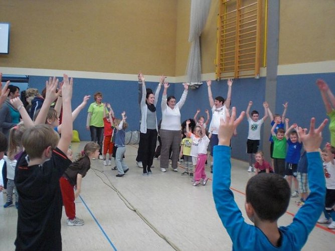 Keine sportlichen Leistungen? (Foto: Kindervilla Bad Frankenhausen)