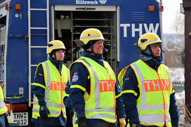 Folgeeinsatz für das THW (Foto: THW Ortsverband Sondershausen) Folgeeinsatz für das THW (Foto: THW Ortsverband Sondershausen)