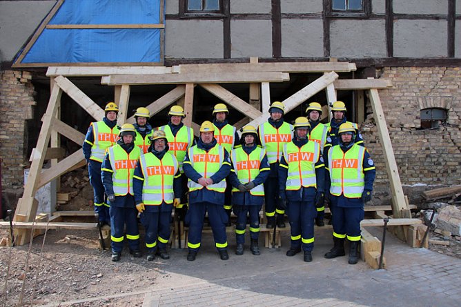 Folgeeinsatz für das THW (Foto: THW Ortsverband Sondershausen) Folgeeinsatz für das THW (Foto: THW Ortsverband Sondershausen)