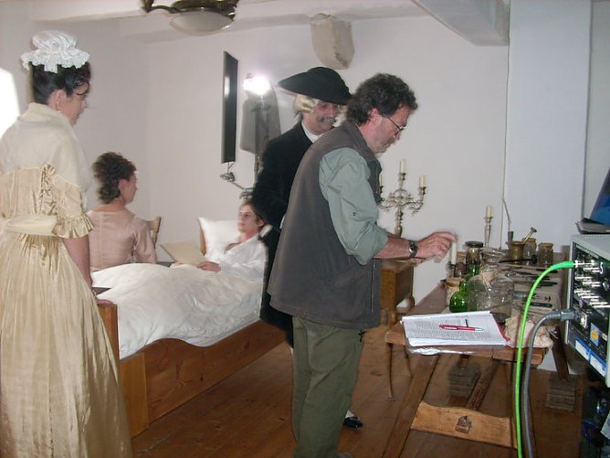 MDR dreht auf Burg Bro&szlig;furra (Foto: Karl-Heinz Herrmann)