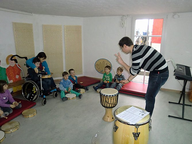 Musik dank LIONs Club (Foto: Kindervilla Bad Frankenhausen)