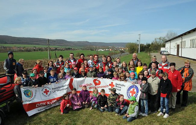Mimengruppe aktiv (Foto: kn/DRK) Mimengruppe aktiv (Foto: kn/DRK)