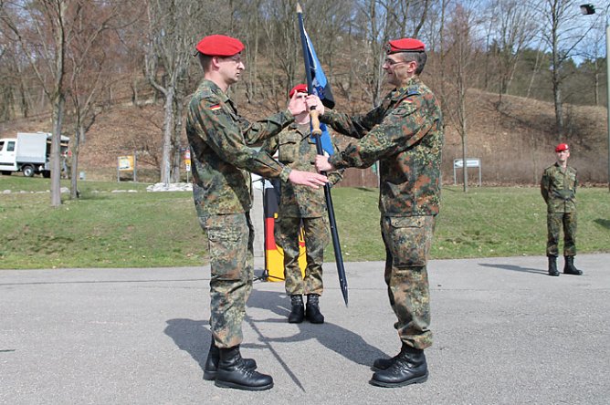 Kompanie&uuml;bergabe 1./Logistikbataillon 131 (Foto: Bundeswehr Bad Frankenhausen)