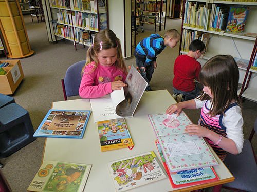 Sich schlau gemacht! (Foto: Kita K&auml;ferland)