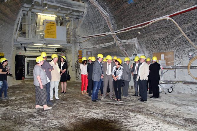 Lichtschau im Bergwerk (Foto: G&uuml;nter Herting)