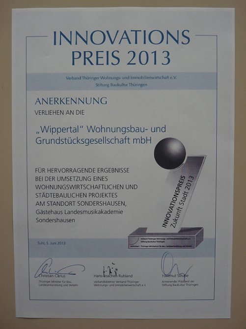 Innovationspreis nach Sondershausen (1) (Foto: Karl-Heinz Herrmann)