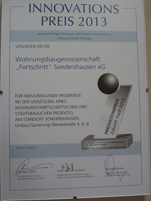 Innovationspreis nach Sondershausen (2) (Foto: Karl-Heinz Herrmann) Innovationspreis nach Sondershausen (2) (Foto: Karl-Heinz Herrmann)