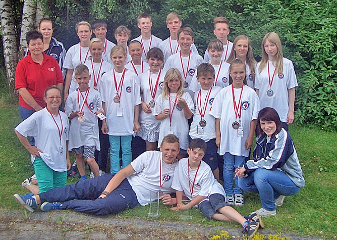 Ein aufregendes Wochenende  ist vorbei. (Foto: DRK Wasserwacht Kyffh&auml;userkreis)