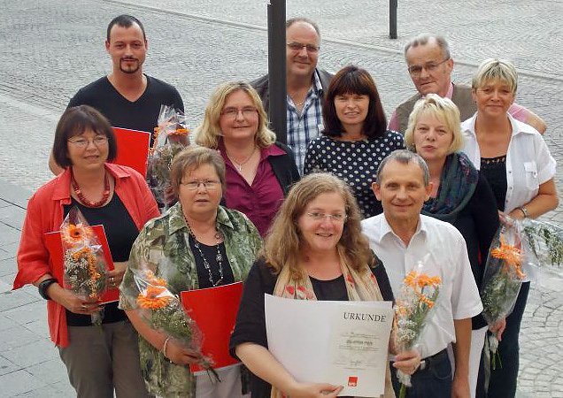 Mitglieder geehrt (Foto: SPD Ortsverein Sondershausen)