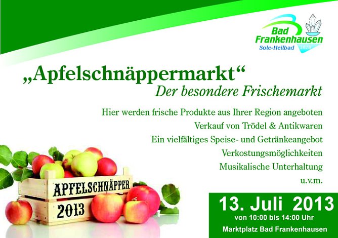 Wieder Frischemarkt (Foto: Stadt Bad Frankenhausen)