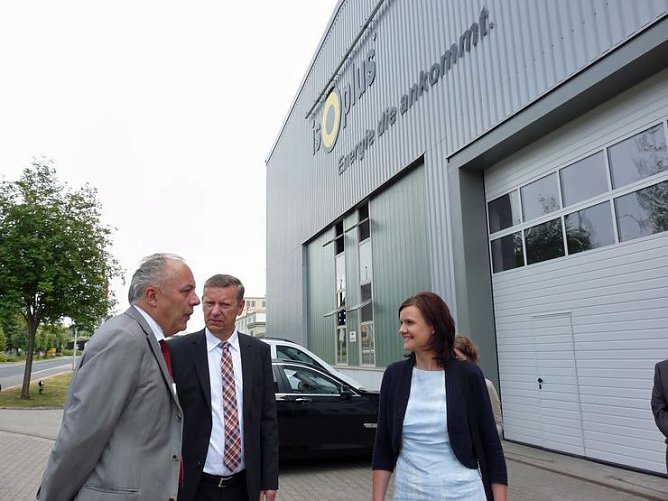 Machnig bei Isoplus (Foto: Karl-Heinz Herrmann)