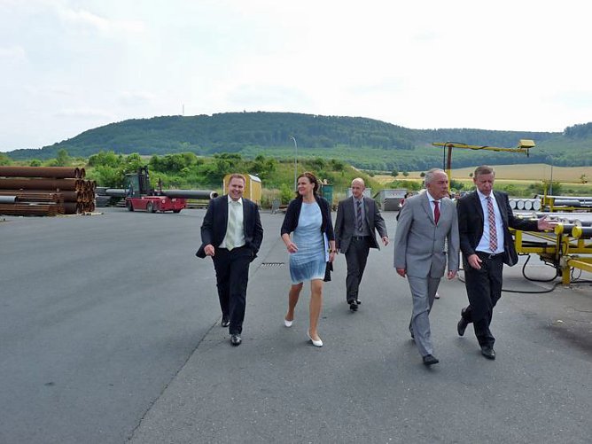 Machnig bei Isoplus (Foto: Karl-Heinz Herrmann)