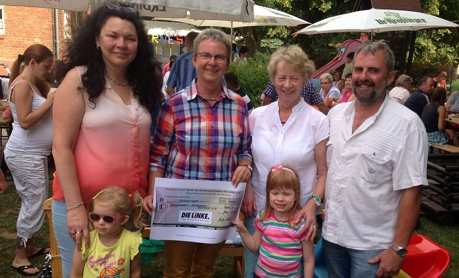 &Uuml;bergeben (Foto: privat)