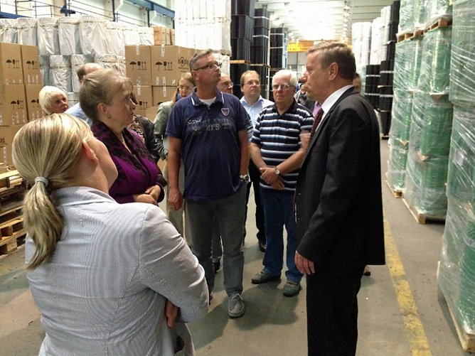 SGW zu Besuch bei ISOPLUS (Foto: SGW)