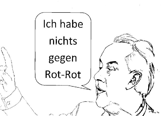 Karikatur (Foto: Harald Buntfuß) Karikatur (Foto: Harald Buntfuß)