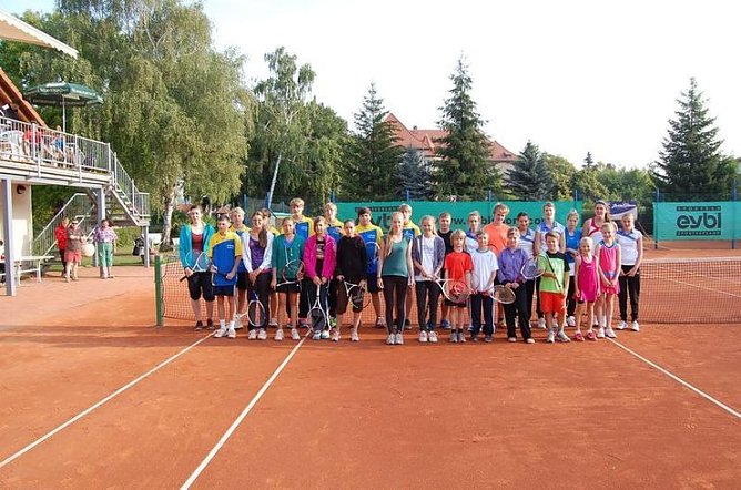 Werbung für den Tennissport (Foto: Marcel Fromm) Werbung für den Tennissport (Foto: Marcel Fromm)