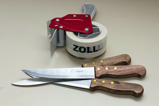 Kein Stahl aus Solingen (Foto: Zoll)